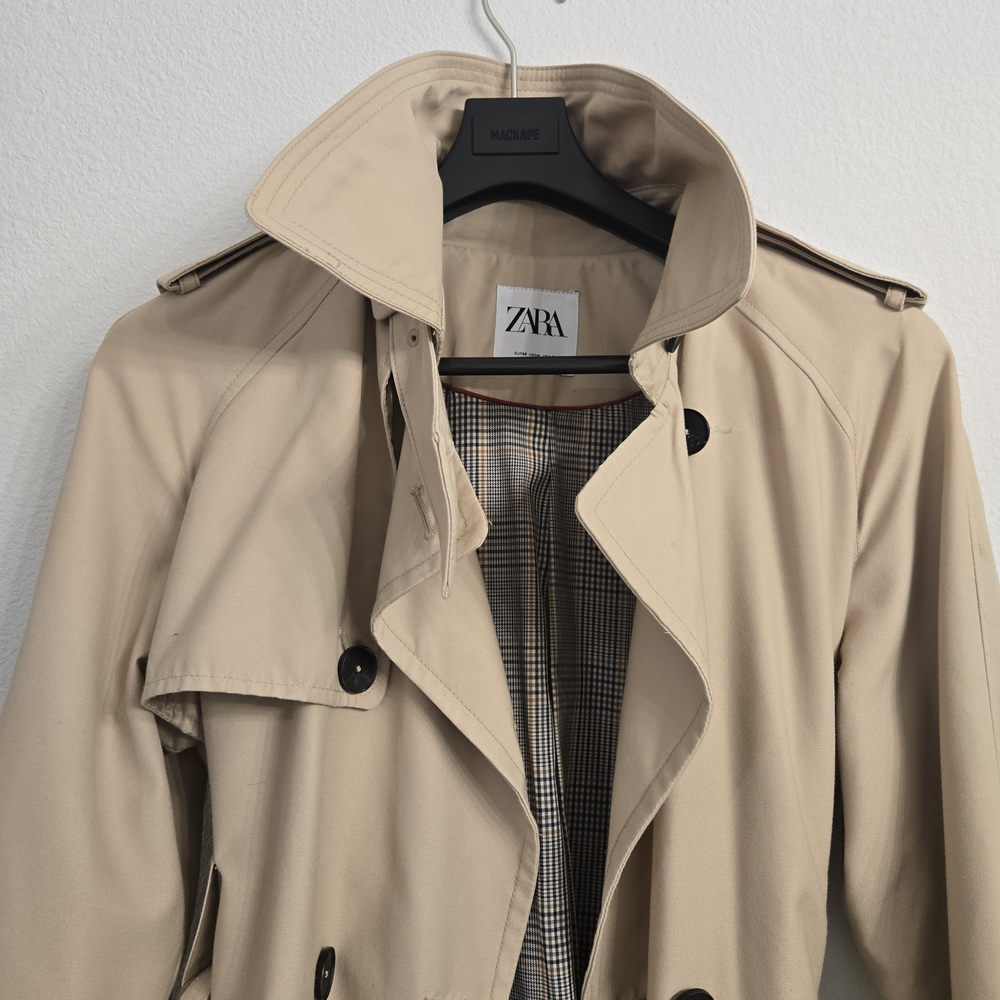 Zara Classic Tan Trench Coat